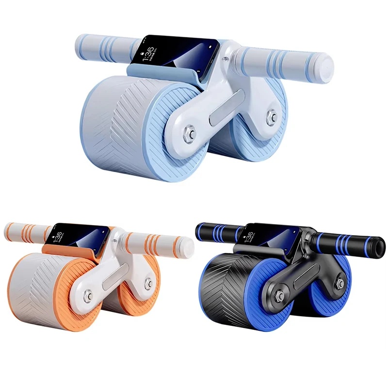 Rolo Abdominal de Dupla Roda c - Ab Roller Wheel With Elbow Support avaliação e preço