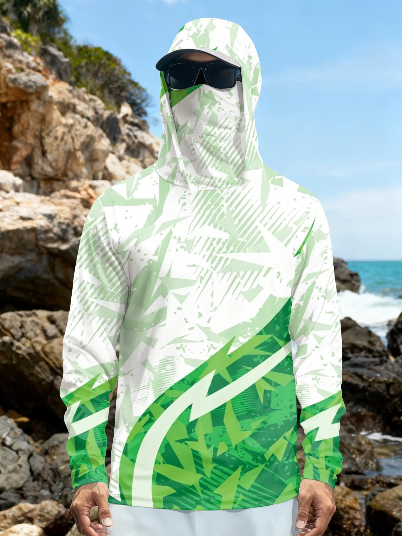Camisa de pesca masculina com  - Hiking avaliação e preço