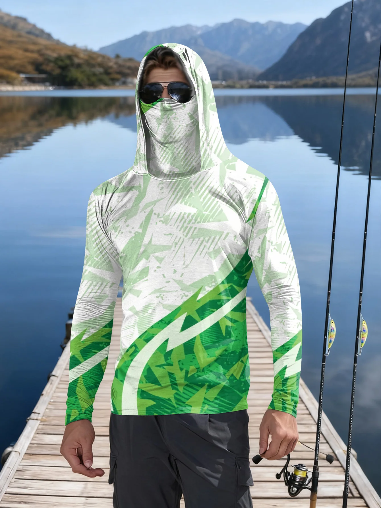 Camisa de pesca masculina com  - Hiking avaliação e preço