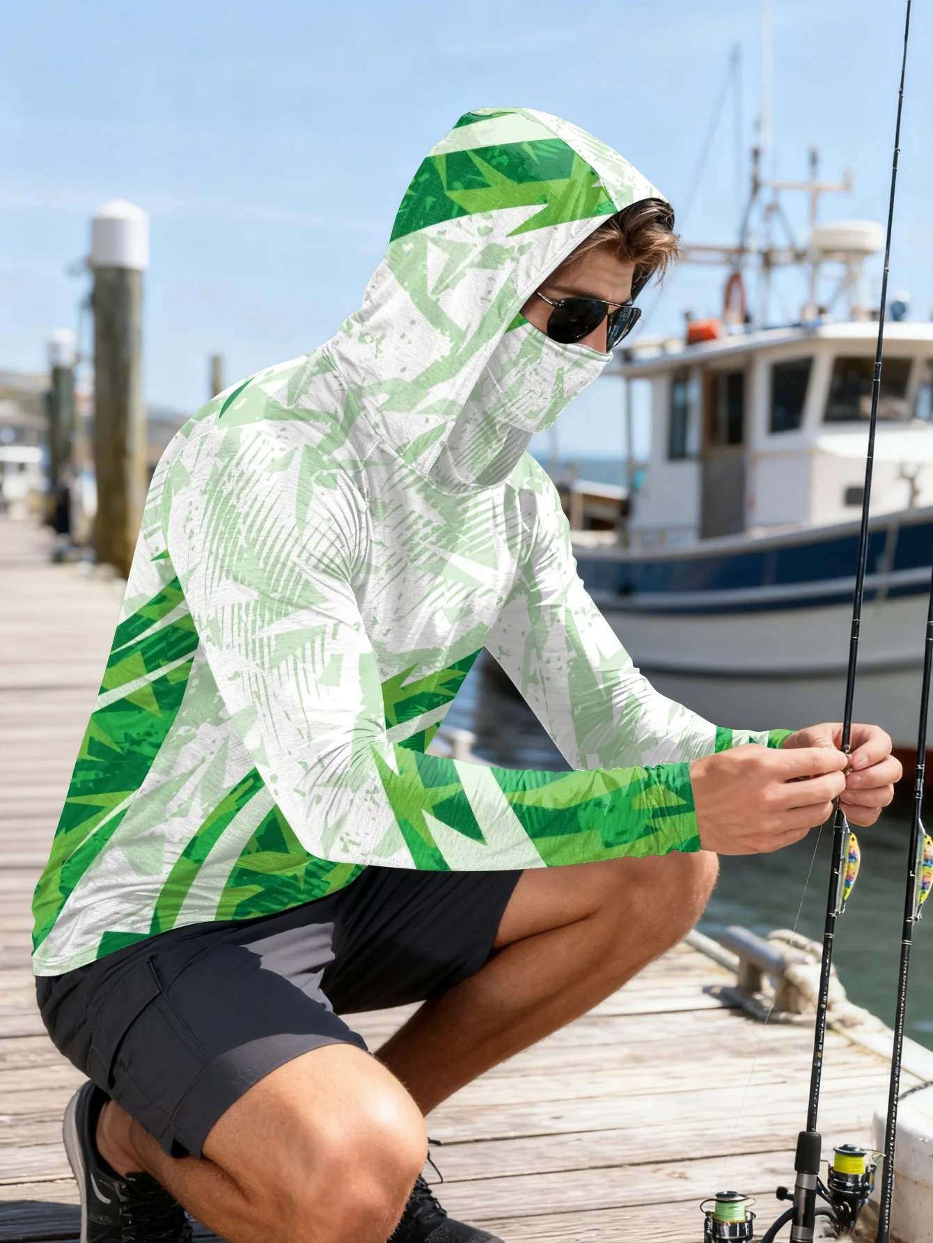Camisa de pesca masculina com  - Hiking avaliação e preço
