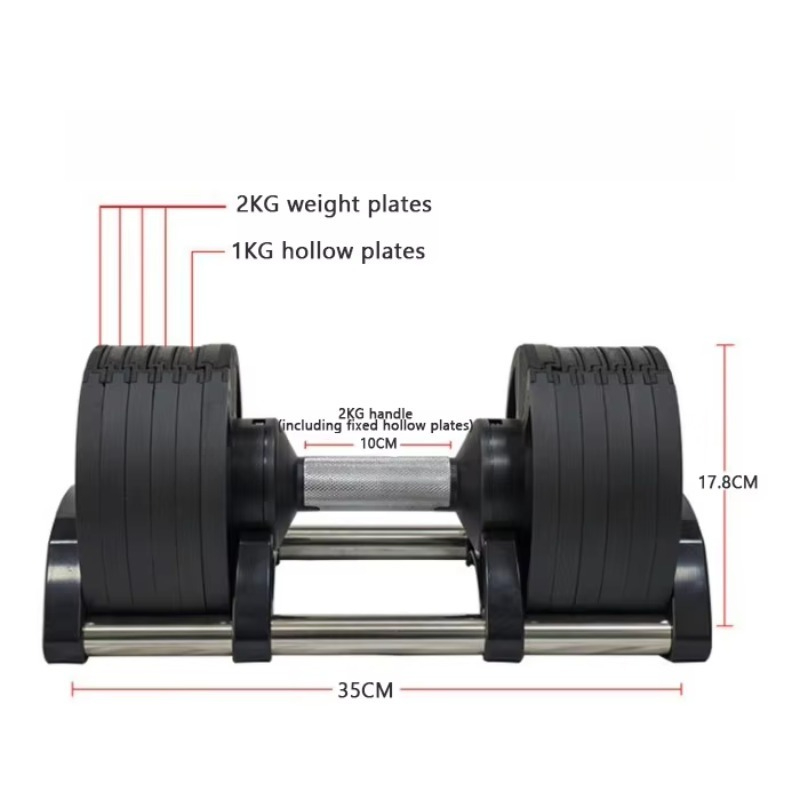 Equipamento de Fitness para Ac - Adjustable Dumbbell Pair 40Kg avaliação e preço