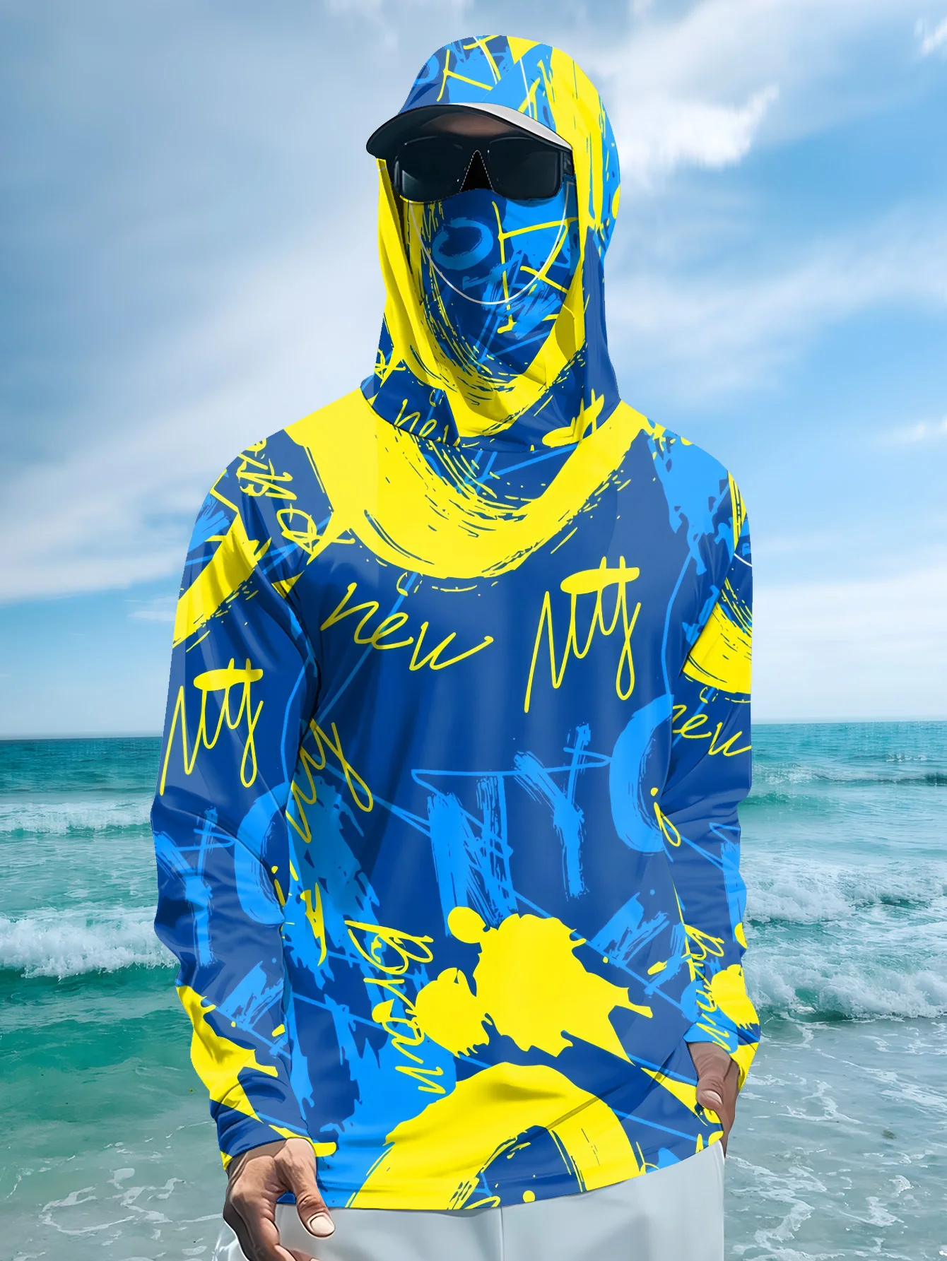 Roupa de pesca masculina com c - Hiking avaliação e preço
